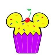 Birthday Cupcake Clip Art drawing