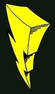 yellow Lightning Bolt, Symbol