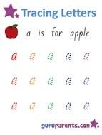 Lowercase Letter Tracing Worksheets