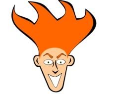Cartoon Hair Clip Art N2