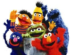 Ä°llustration of Sesame Street Characters