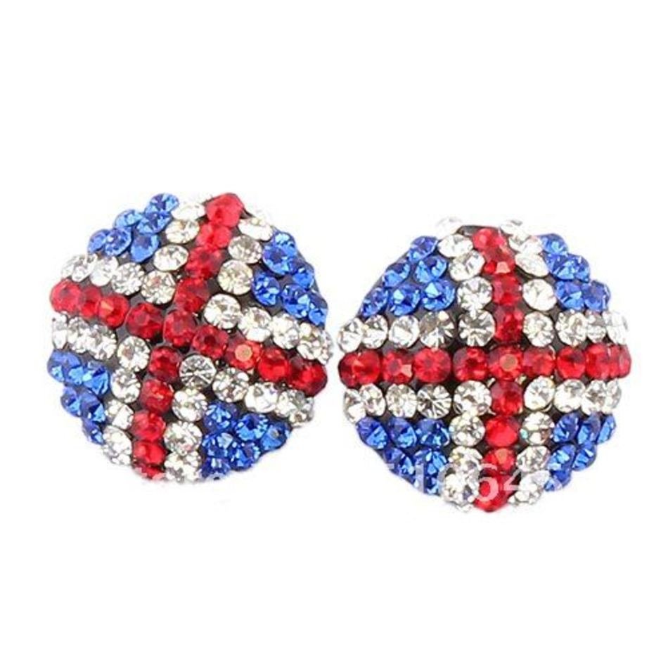 Drop Shipping Fashion Shining Rhinestone Cute Earrings With Iceland