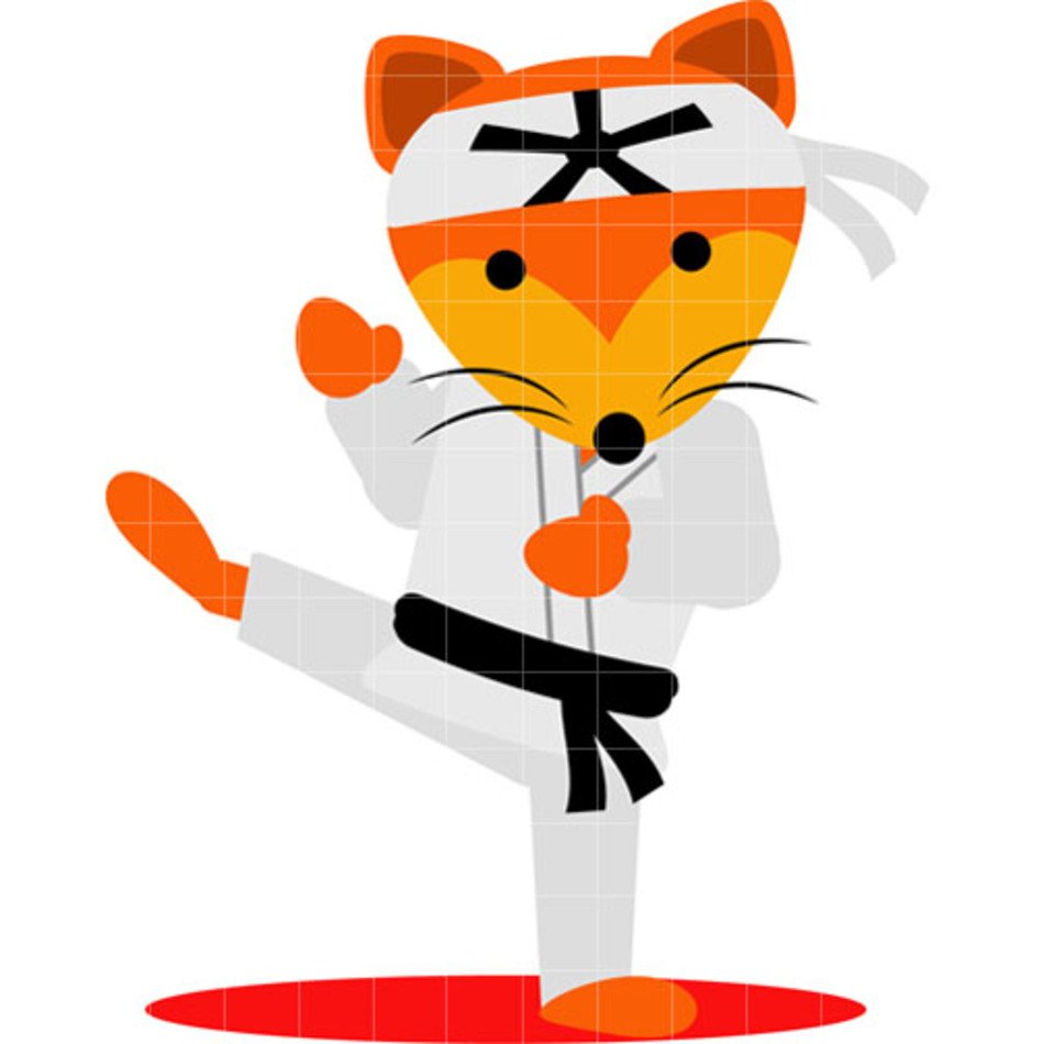 Karate Fox $ 0 25 Clip Art Add To Cart Category Animals