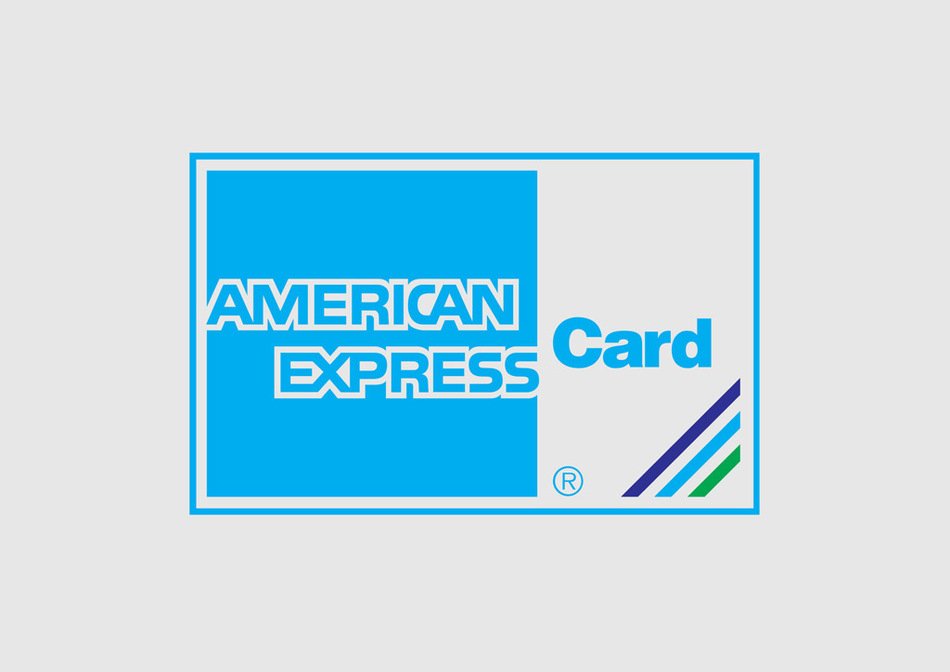 American Express Card Logo drawing