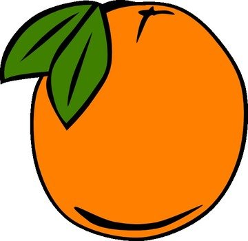 Cartoon Orange Clip Art N3