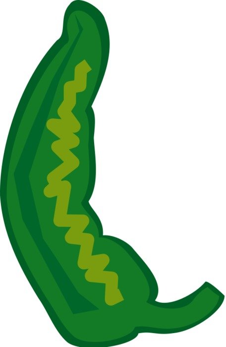 green Vegetables drawing
