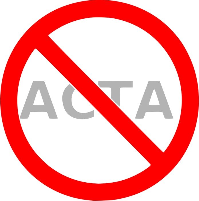 Stop Acta By Tavin Sign