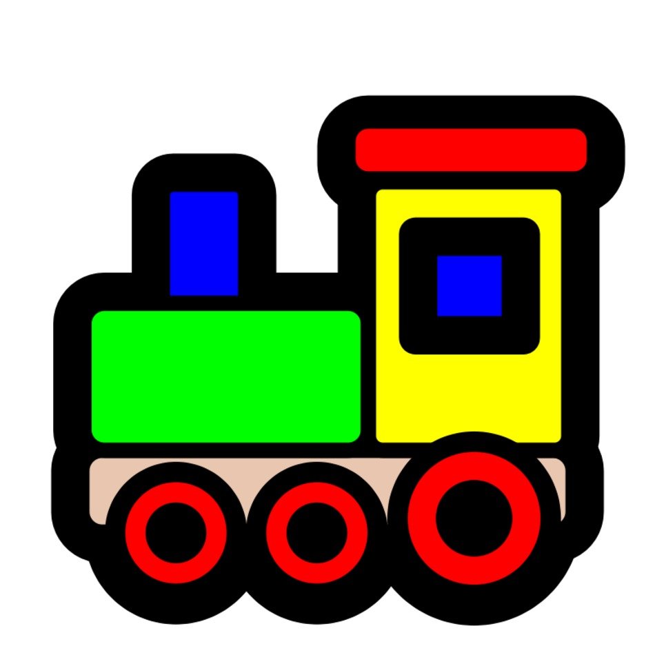 Toy Train Clip Art N3