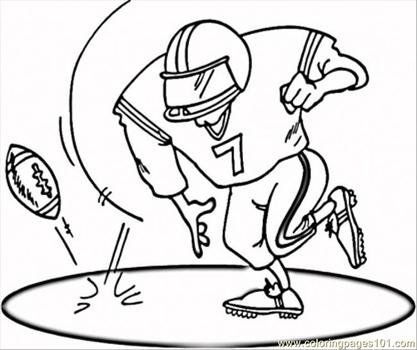 Football Coloring Pages Print