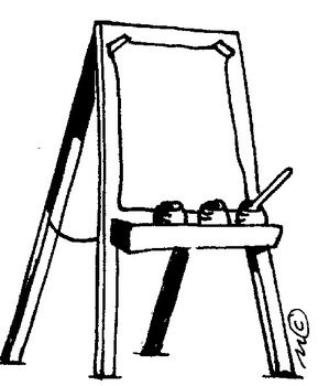 Easel Clip Art N7