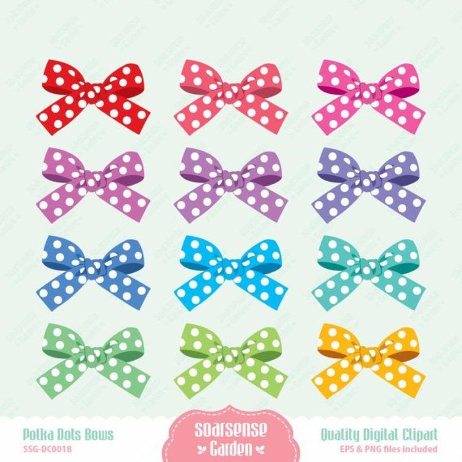 Polka Dot Bow