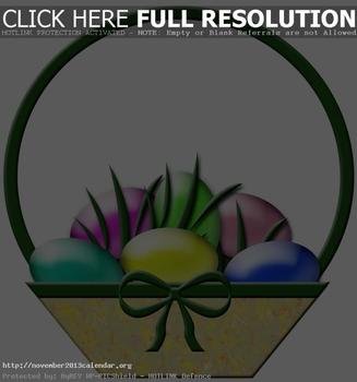 Easter Basket Clip Art Free