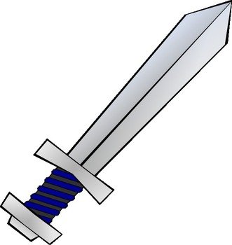 Cartoon Sword Clip Art N4