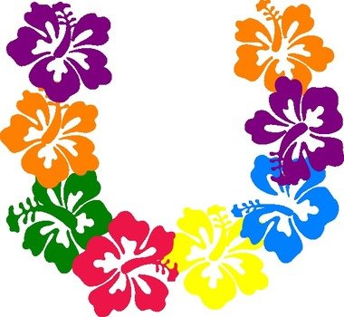 Hawaiian Lei Clip Art N2 free image download