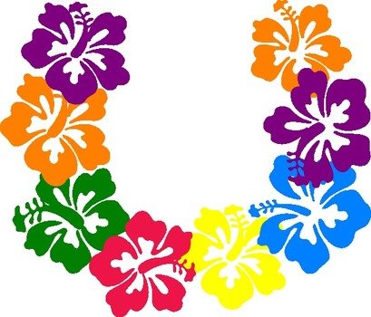 Hawaiian Lei Clip Art N3
