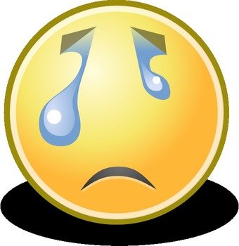 Sad Crying Face Clip Art N2