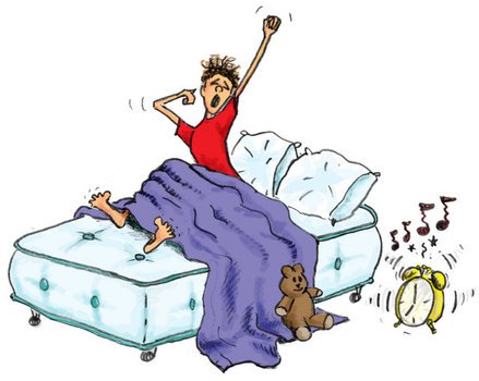 Getting Out Of Bed Clip Art
