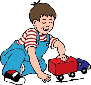 Playing With Toys Clip Art N4