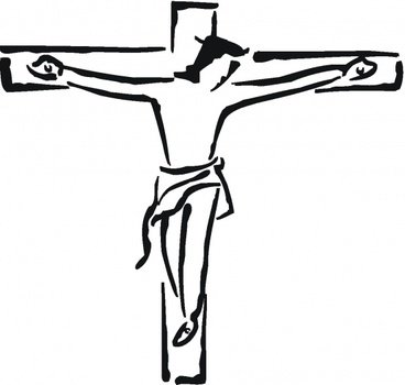 Jesus On Cross Clip Art N2