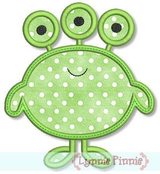 Cute Monster Applique