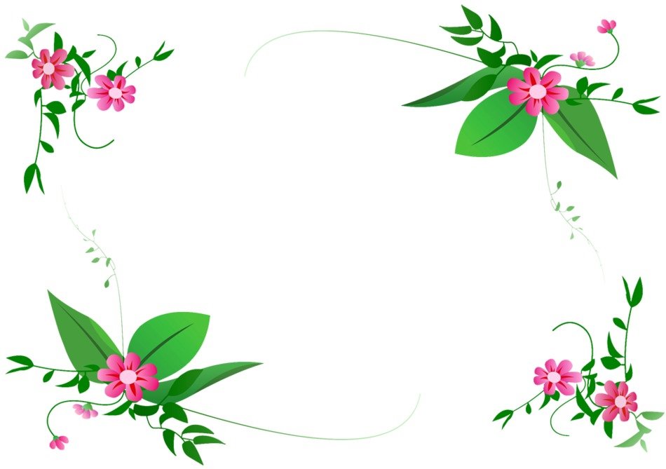 Clip art of Flowers Border
