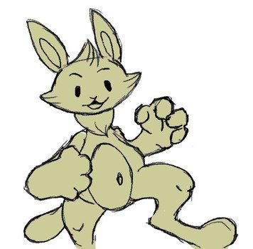 Jumping Rabbit Clip Art N3