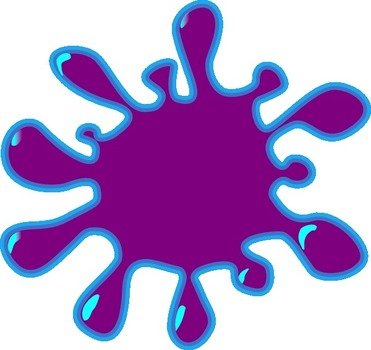 Green Paint Splatter Clip Art N2
