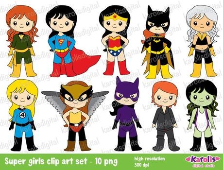 Superwoman Clip Art N2