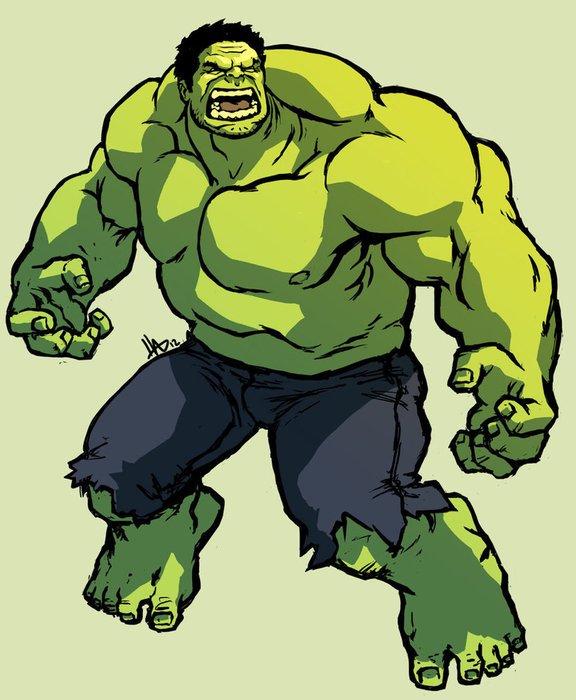 Ä°llustration of Incredible Hulk