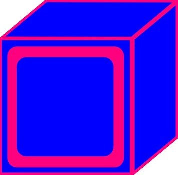 Blue Block Clip Art