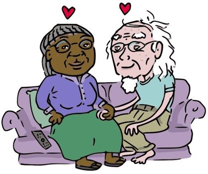 Free Clip Art Growing Old Together