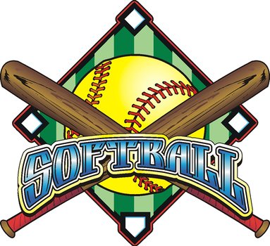 Girls Softball Clip Art N3