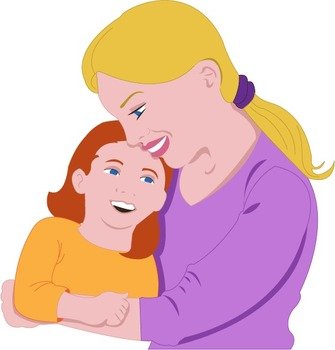 Mother And Daughter Clip Art N2