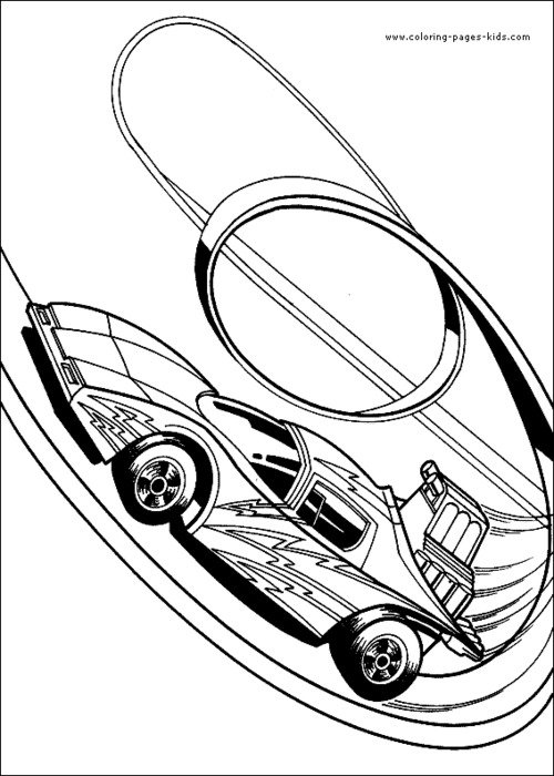 Hot Wheels Coloring Pages