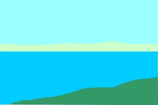 River Clip Art drawing