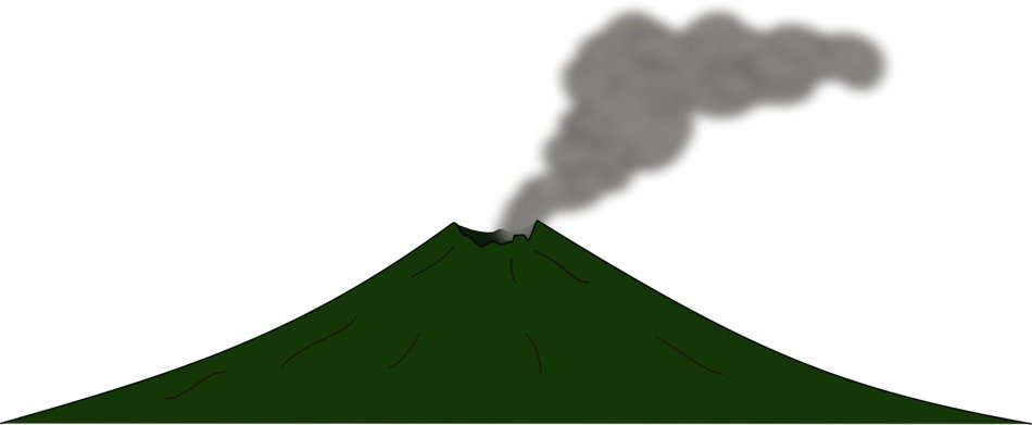 smoking Volcan, drawing