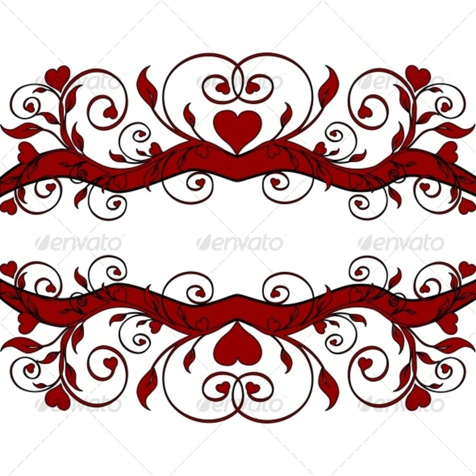 Vintage Flower Clip Art Borders Free