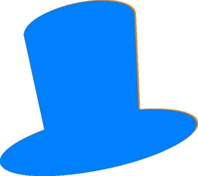 Blue Hat Clip Art