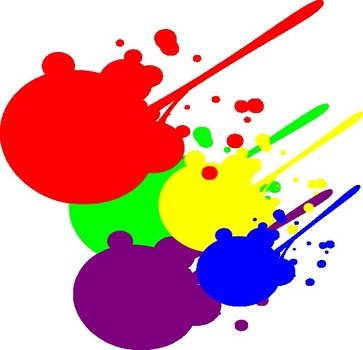 Paint Splatter Clip Art N3