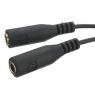 BephaMart 1 Male To 2 Dual Female Earphone Microphone Y Splitter Audio Cable Adapter N3