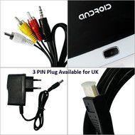 Yuntab Android TV Box CS918 Q7, Google Android 4.2 Quad Core 1.6Ghz 2G/8G External Wifi Antenna Ethernet Port... N4