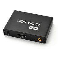 Mini HD Media Box Player, Full HD 720P Playback via HDMI - Play Movies/Pictures/Files directly on your TV
