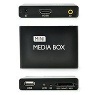 Mini HD Media Box Player, Full HD 720P Playback via HDMI - Play Movies/Pictures/Files directly on your TV N4