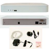 16 Channel Tiny NVR - connect up to 16 IP Megapixel cameras - 1080p @30fps up to 5MP @7fps - NO HARD DRIVE