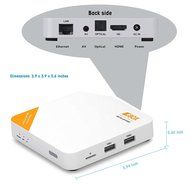 XYF K8 Mini Smart TV Box with Kodi Pre-Loaded, Newest Movie/TV Show/Sports for free, Two Type of OS Support Chinese... N5