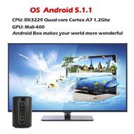 Docooler I8 Smart Android TV Box Android 5.1.1 RK3229 Quad core UHD 4K 1G / 8G KODI Mini PC WiFi &amp; LAN H.265 XBMC... N3