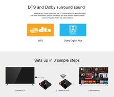 VIGICA H96 Pro Plus 3G 32G Android TV BOX 6.0 Amlogic S912 Octa core Streaming Media Player Wifi 2.4G/5G HDMI... N6