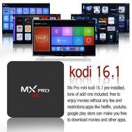 Mx Pro Mini android tv box Amlogic S905X Quad-Core cortex-A53 Android 6.0 Kodi 16.1 Fully Loaded 64bit 1GB/8GB... N3