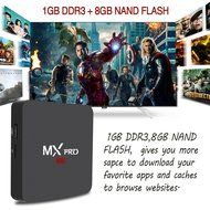 Mx Pro Mini android tv box Amlogic S905X Quad-Core cortex-A53 Android 6.0 Kodi 16.1 Fully Loaded 64bit 1GB/8GB... N4