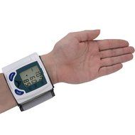 Joyoldelf Easy Read LCD Digital Wrist Blood Pressure Monitor N2